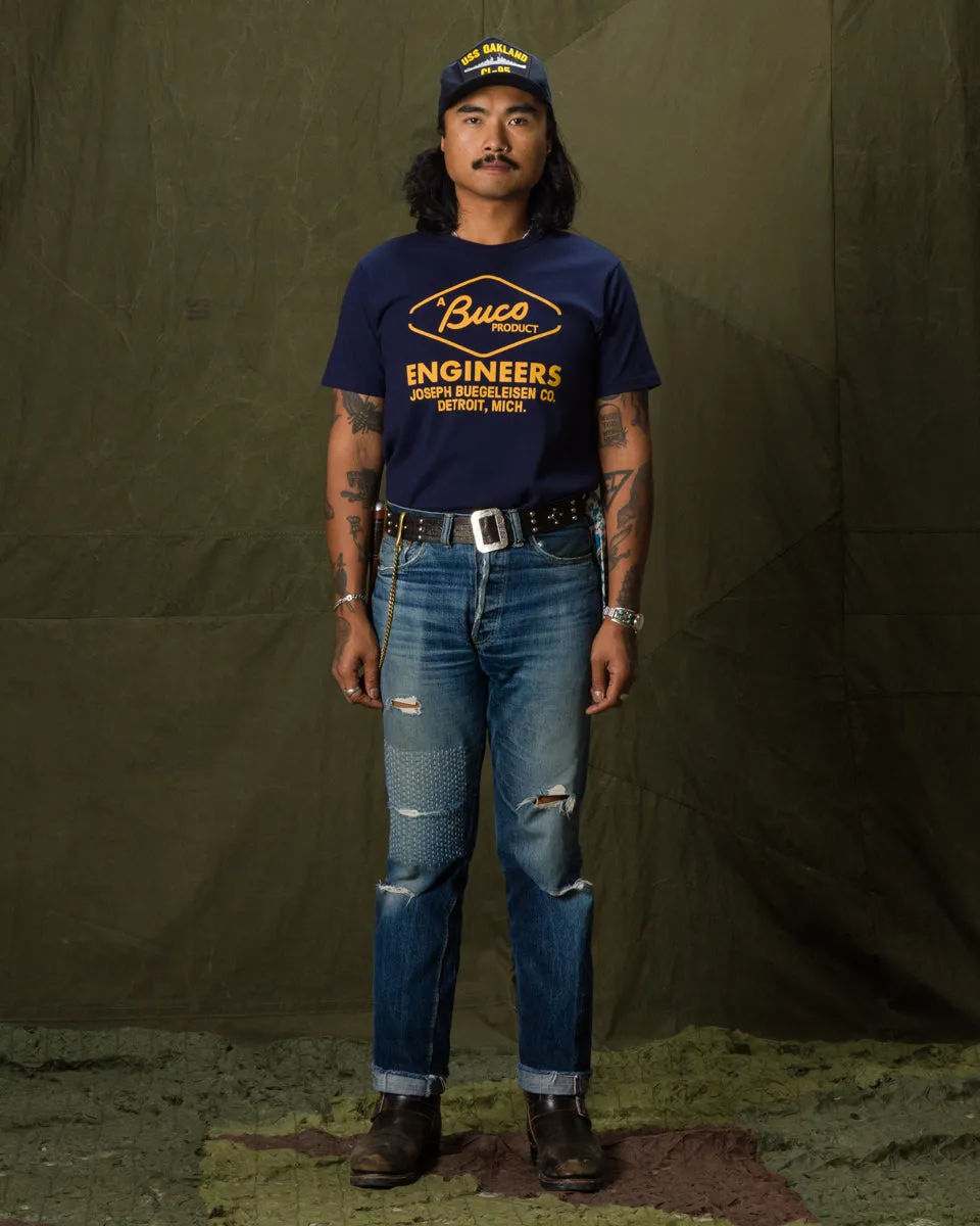 Buco Tee / Engineers - Navy sold by Standard and Strange product image thumbnail 4