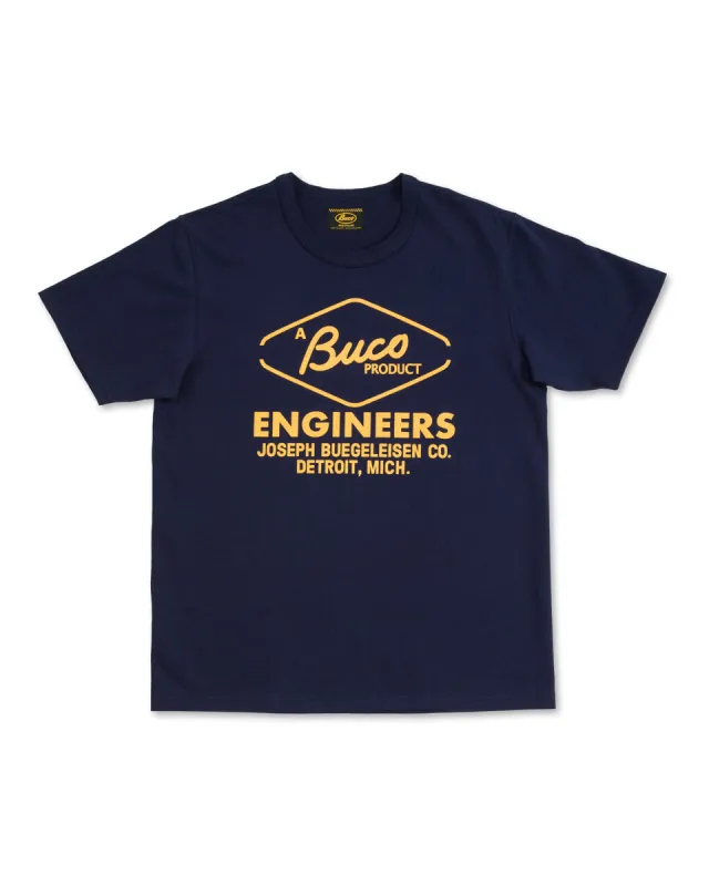 Buco Tee / Engineers - Navy sold by Standard and Strange