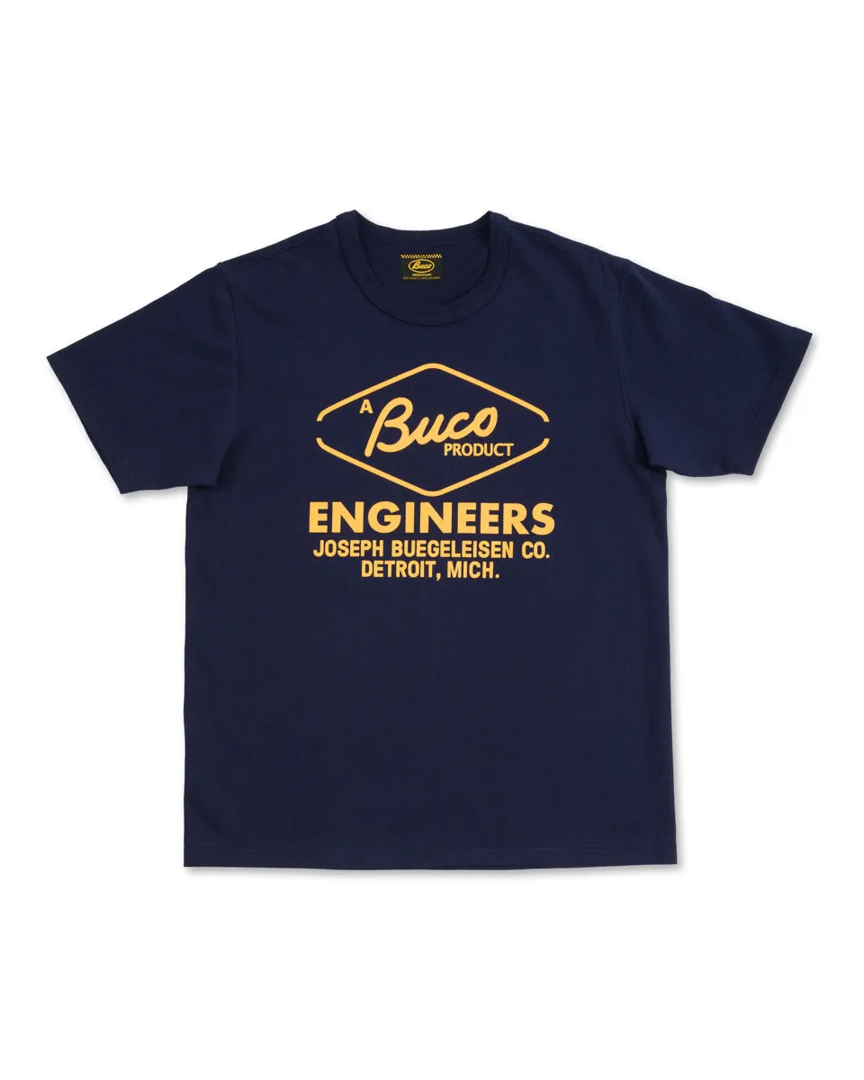 Buco Tee / Engineers - Navy sold by Standard and Strange
