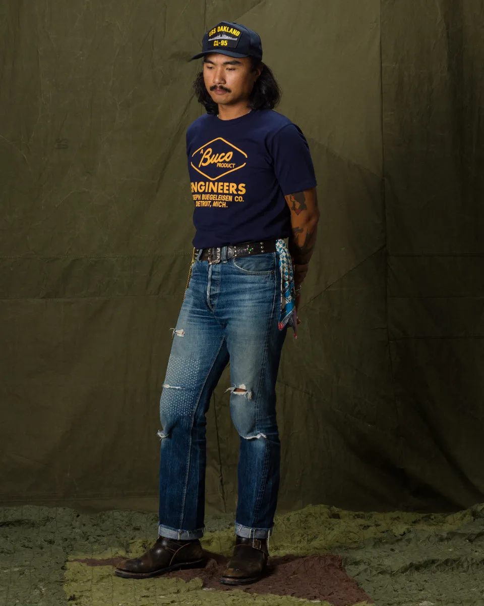 Buco Tee / Engineers - Navy sold by Standard and Strange product image thumbnail 3