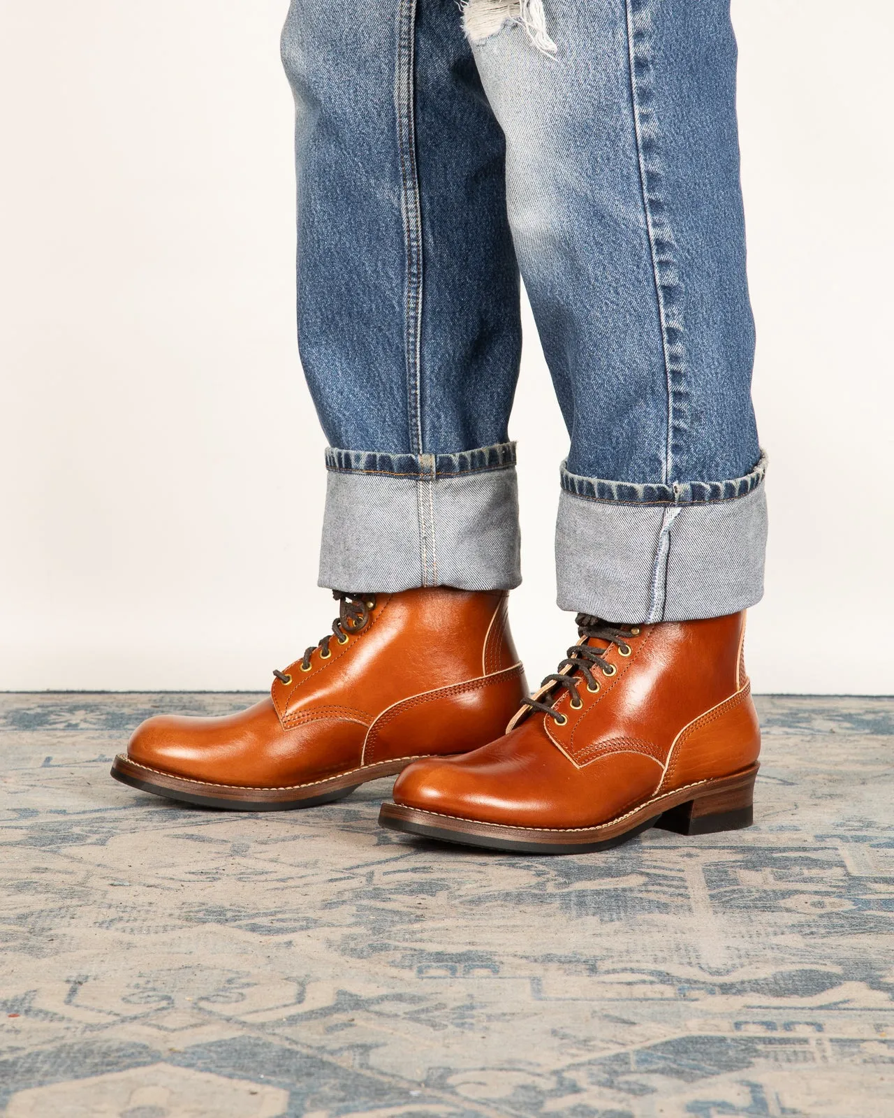 Steel Gang Boots - Camel Shinki Horsebutt sold by Standard and Strange product image thumbnail 3