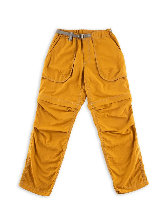 Taffeta Hiker 2way Pants - Yellow sold by Standard and Strange