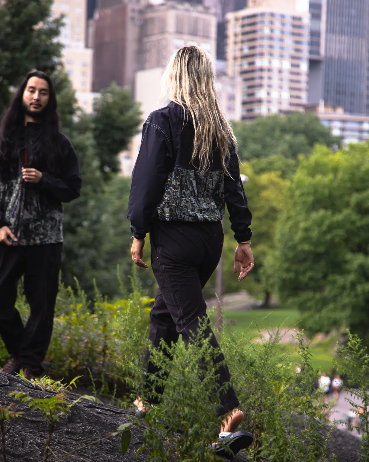 PERTEX Printed Wind Jacket - Black sold by Standard and Strange product image thumbnail 4