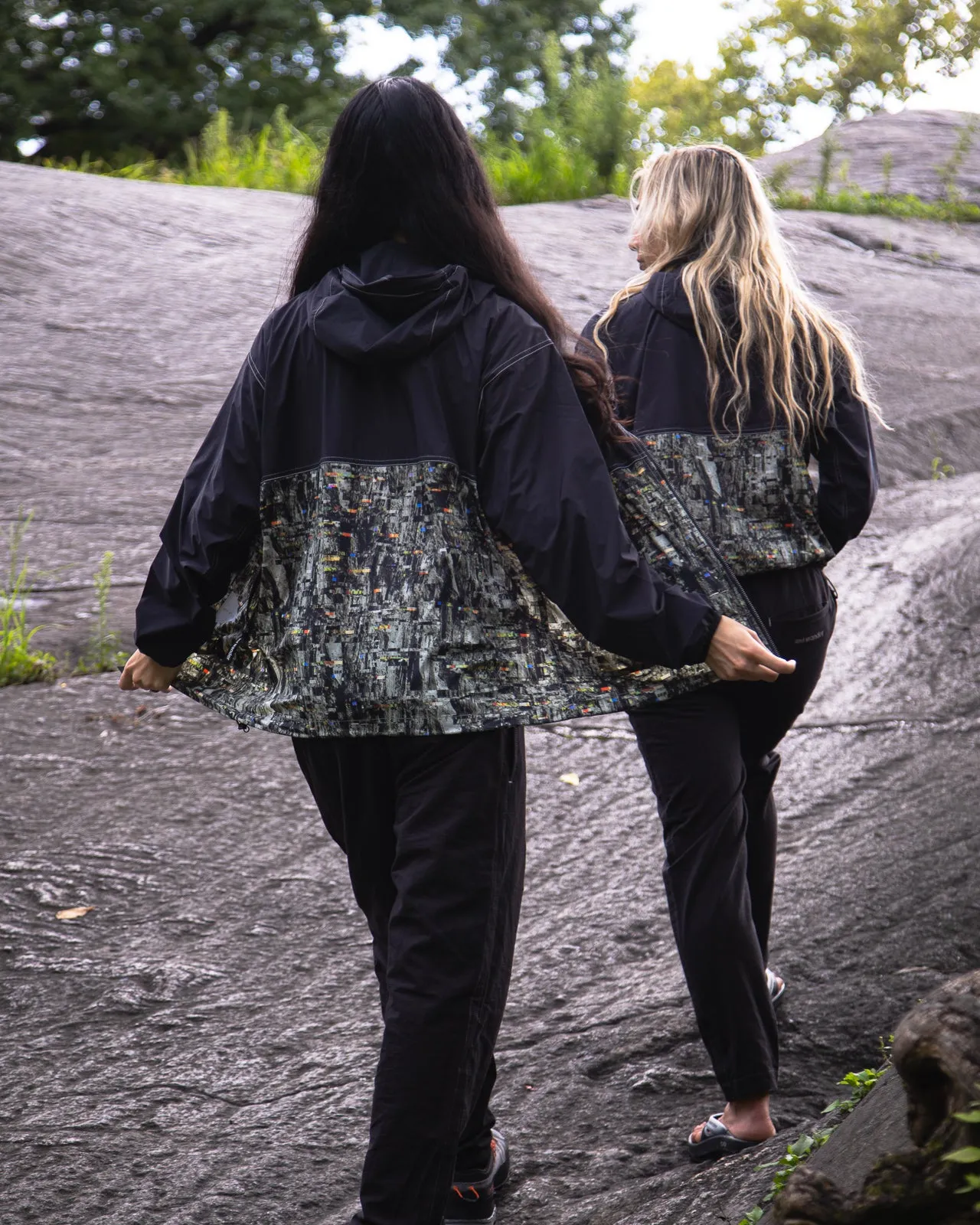 PERTEX Printed Wind Jacket - Black sold by Standard and Strange product image thumbnail 3