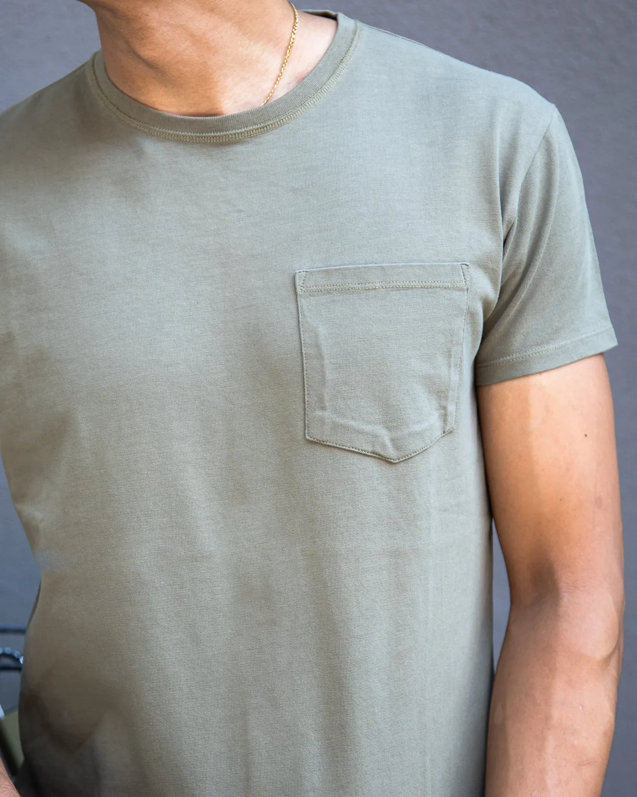 Wilson Pocket Tee - Sicilian Green sold by Standard and Strange product image thumbnail 4