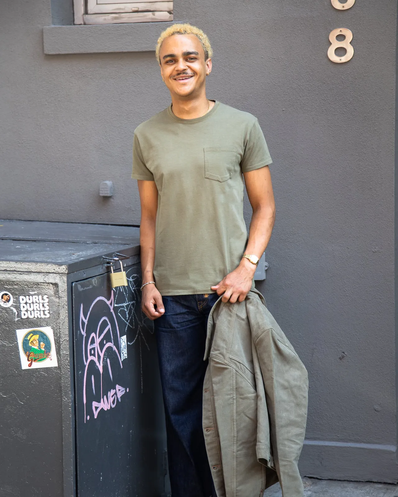 Wilson Pocket Tee - Sicilian Green sold by Standard and Strange product image thumbnail 3