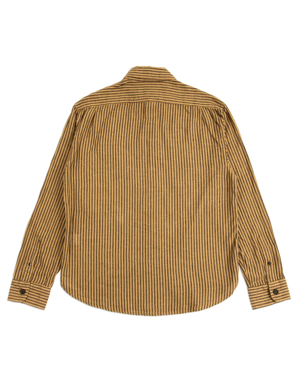 Wells Workshirt - Gold Stripe sold by Standard and Strange product image thumbnail 2