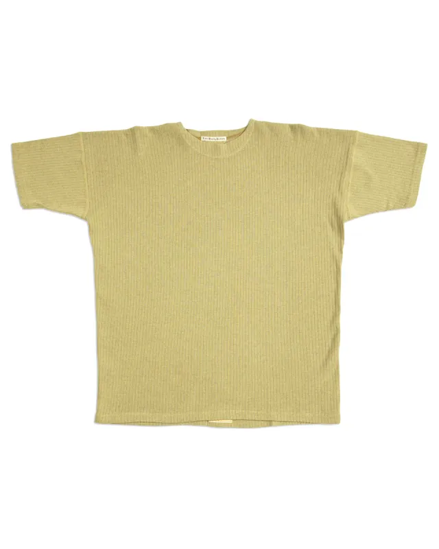 Extra Cotton Rib Crewneck S/S - Olive sold by Standard and Strange
