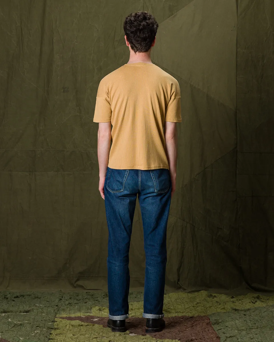 Extra Cotton Rib Crewneck S/S - Golden Yellow sold by Standard and Strange product image thumbnail 5