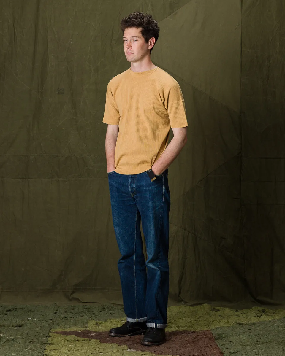 Extra Cotton Rib Crewneck S/S - Golden Yellow sold by Standard and Strange product image thumbnail 3