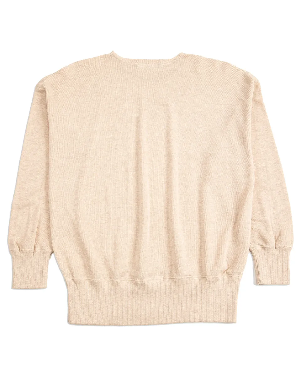 Extra Cotton Jersey Crewneck L/S - Ecru sold by Standard and Strange product image thumbnail 2