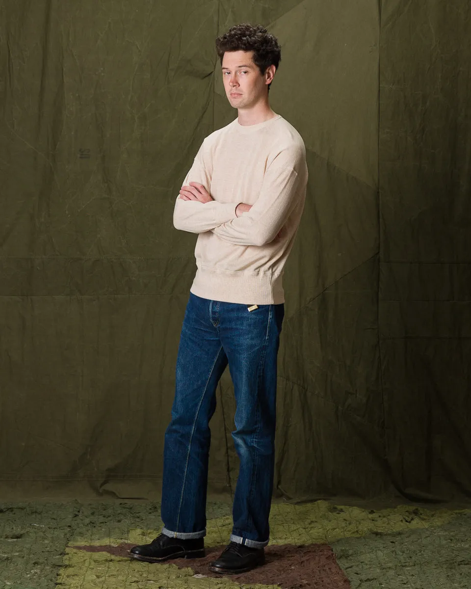 Extra Cotton Jersey Crewneck L/S - Ecru sold by Standard and Strange product image thumbnail 4