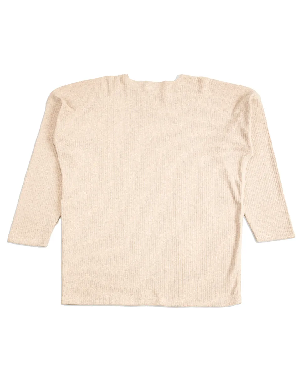Extra Cotton Rib Crewneck L/S - Ecru sold by Standard and Strange product image thumbnail 2