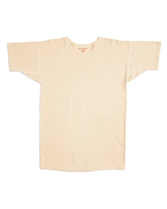 Rustic Jersey Crewneck S/S - Ecru sold by Standard and Strange