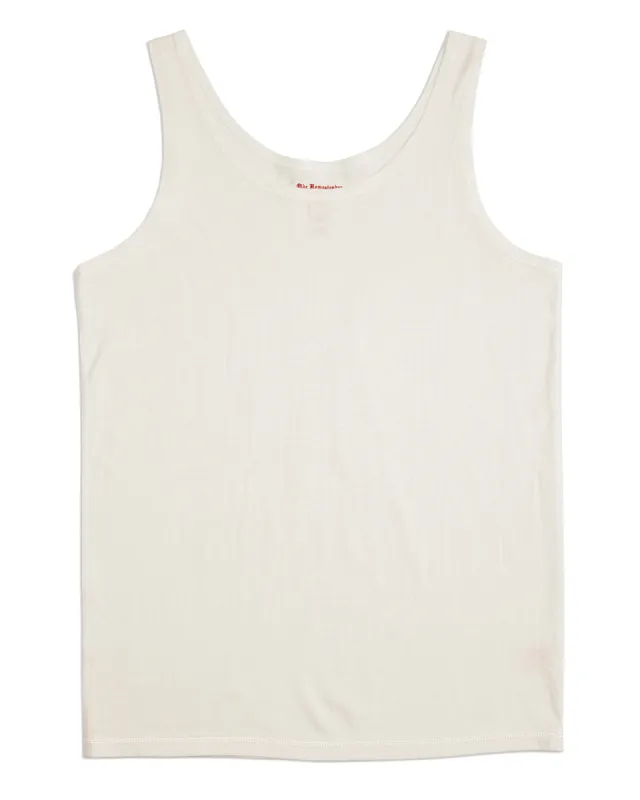Rustic Jersey Athletic Shirt - Off White sold by Standard and Strange