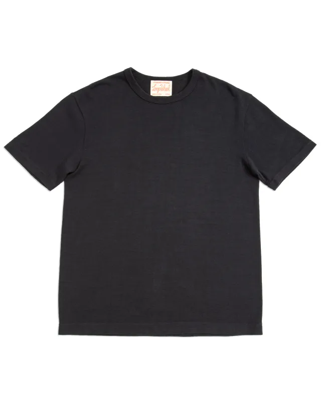 Wakayama Special Loopwheel Tee - Black sold by Standard and Strange