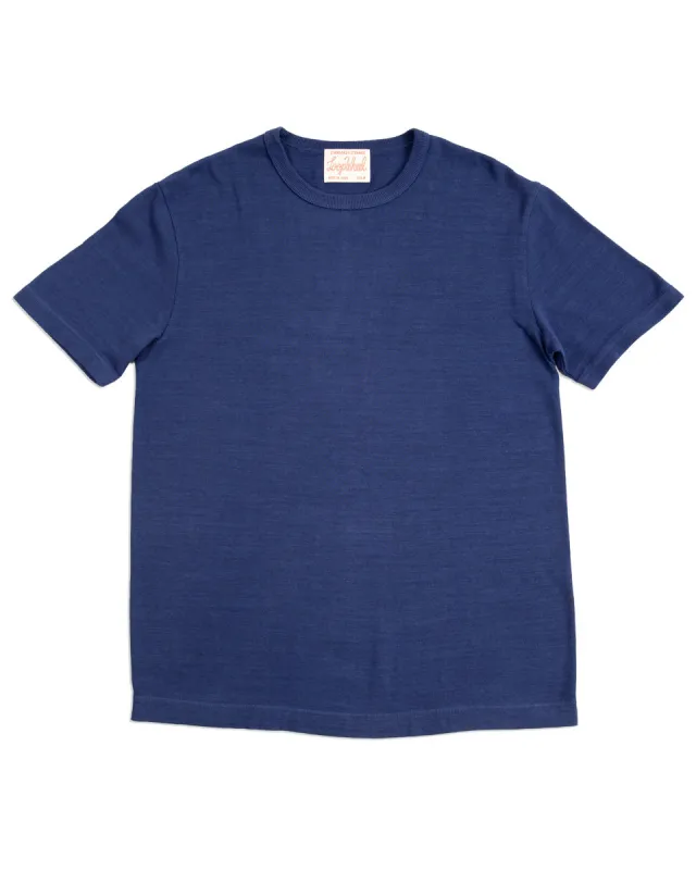 Wakayama Special Loopwheel Tee - Cobalt Blue sold by Standard and Strange