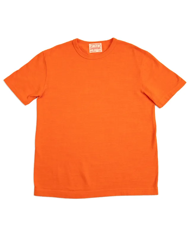Wakayama Special Loopwheel Tee - Satsuma Orange sold by Standard and Strange
