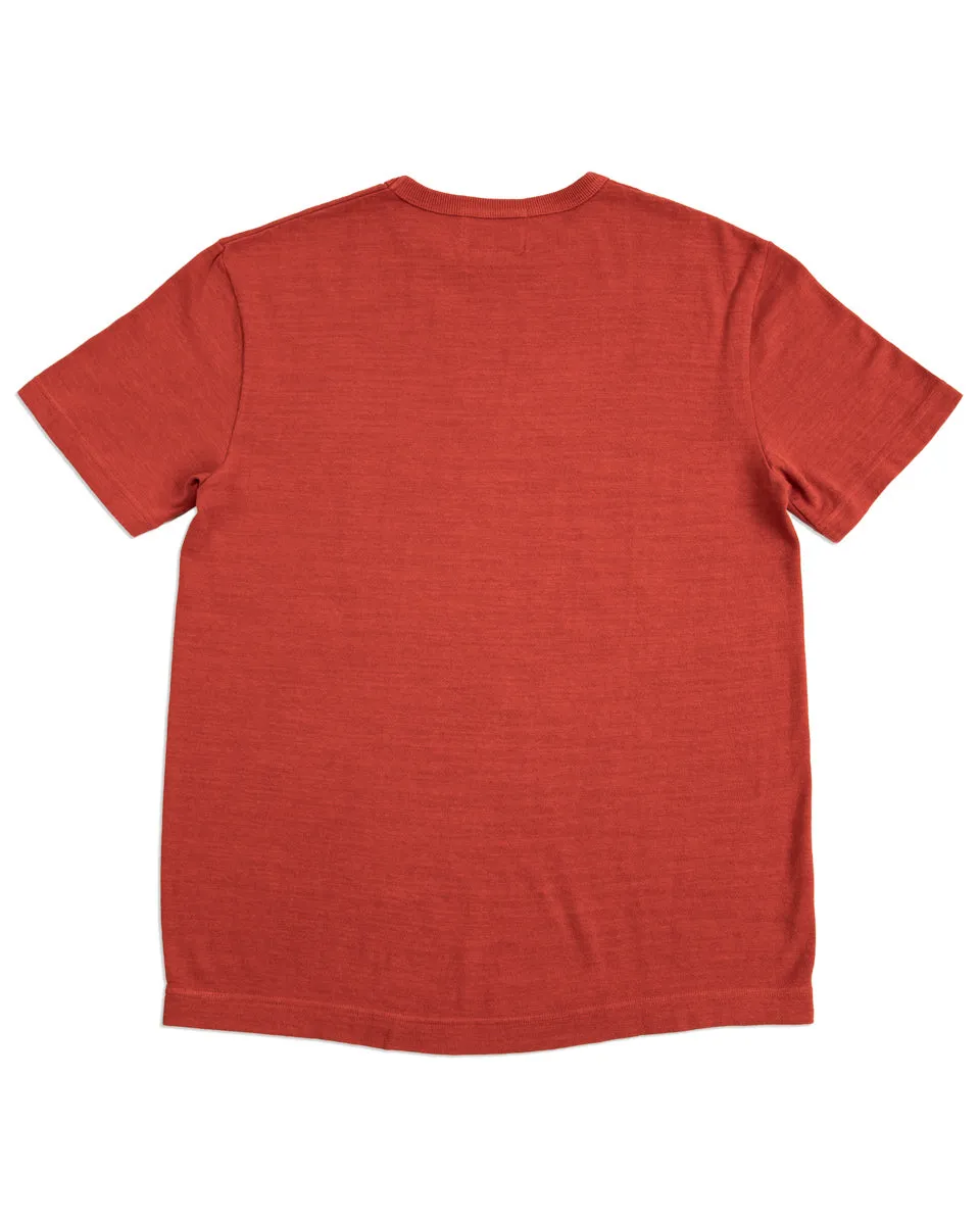 Wakayama Special Loopwheel Tee - Tomato Red sold by Standard and Strange product image thumbnail 2