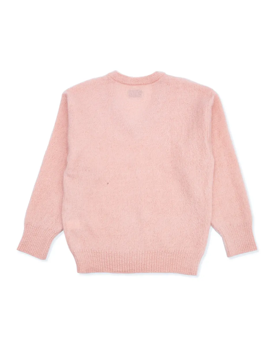 Joe McCoy Mohair V-Neck Sweater - Flamingo sold by Standard and Strange product image thumbnail 2