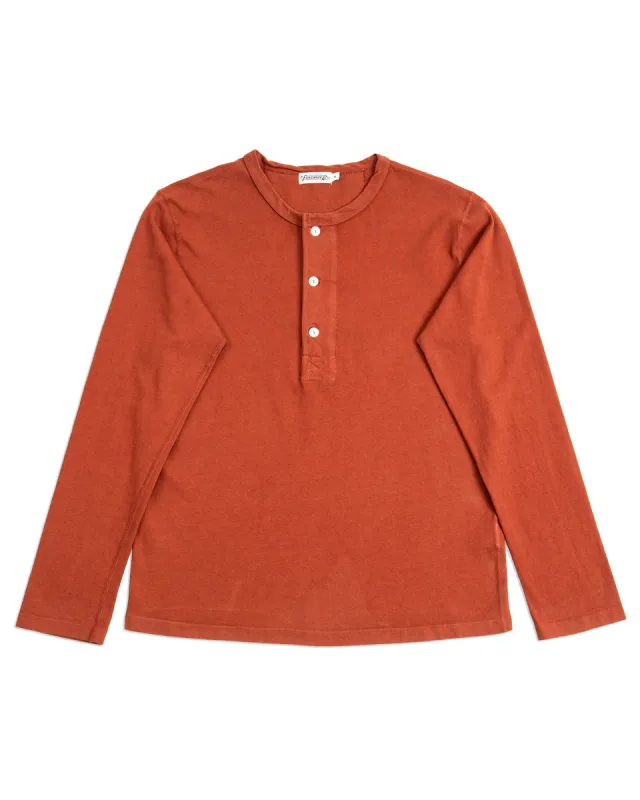 13oz Henley L/S - Picante sold by Standard and Strange