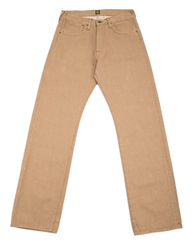 Kirk Straight Fit - 13.5oz Khaki Dusk Denim sold by Standard and Strange
