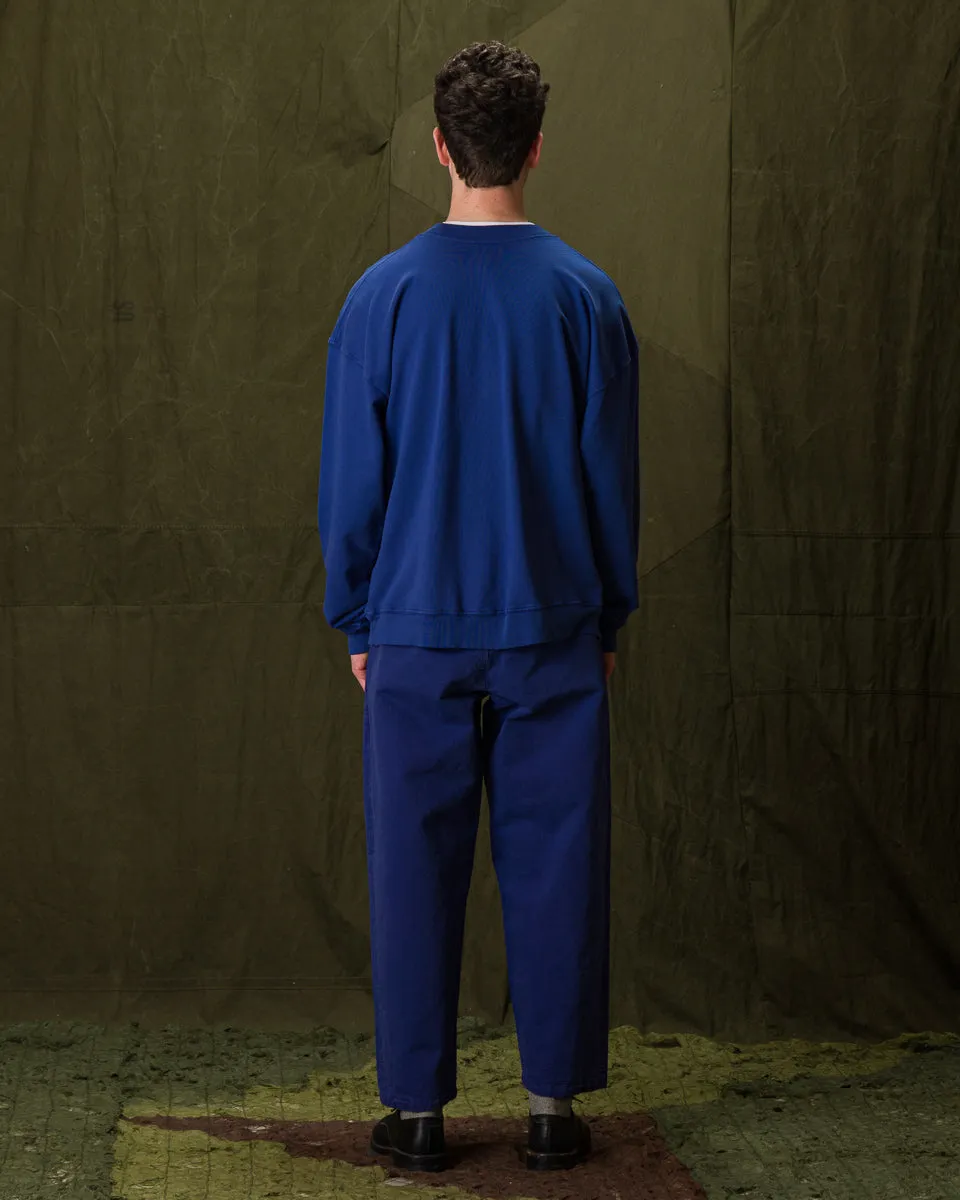 French Terry Cropped Sweat Shirt - Navy sold by Standard and Strange product image thumbnail 5