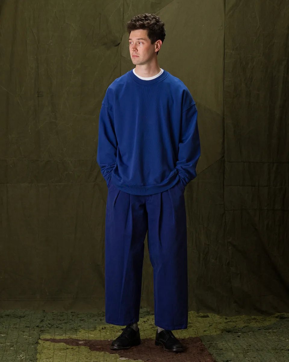 French Terry Cropped Sweat Shirt - Navy sold by Standard and Strange product image thumbnail 3