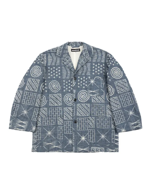 Italian Jail Jacket - Squared Chambray sold by Standard and Strange