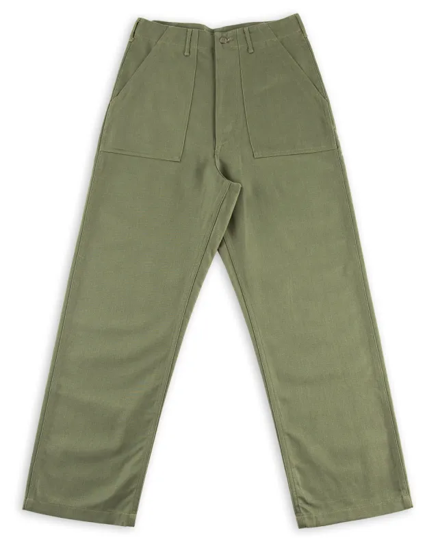 High Waist Fatigue Pants - Green sold by Standard and Strange