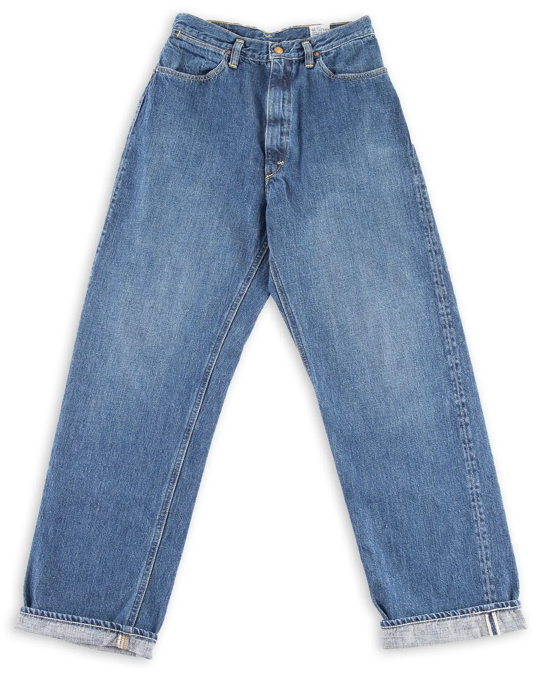 Jasmin High Waist Original Selvedge Denim Pants - Denim Used sold by Standard and Strange