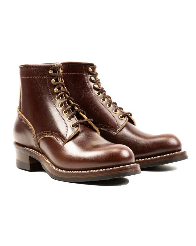 Steel Gang Boots - Dark Brown Shinki Horsebutt sold by Standard and Strange