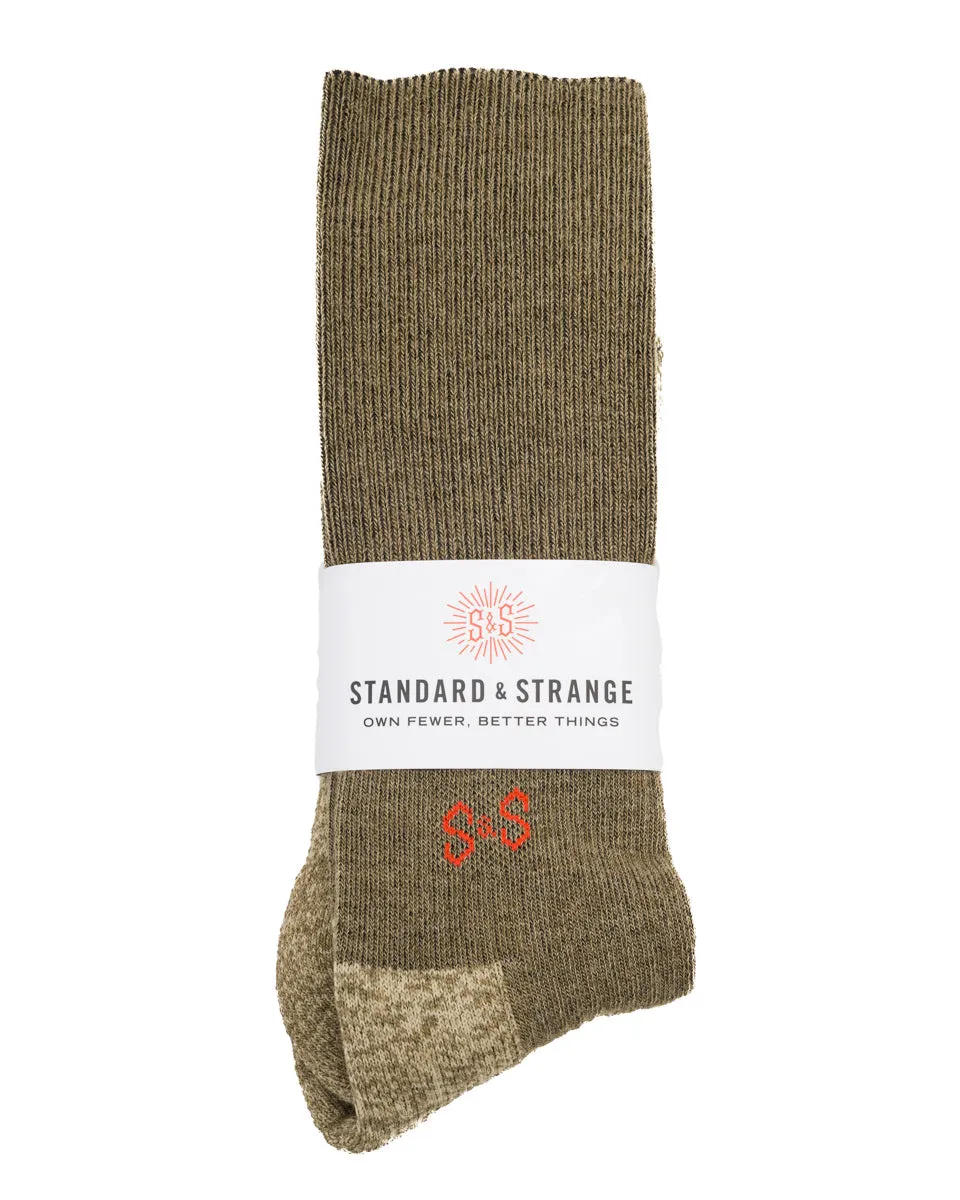 S&S Special Forces Sock - Khaki sold by Standard and Strange