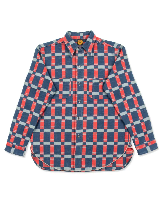 The Heater Shirt - Navy sold by Standard and Strange