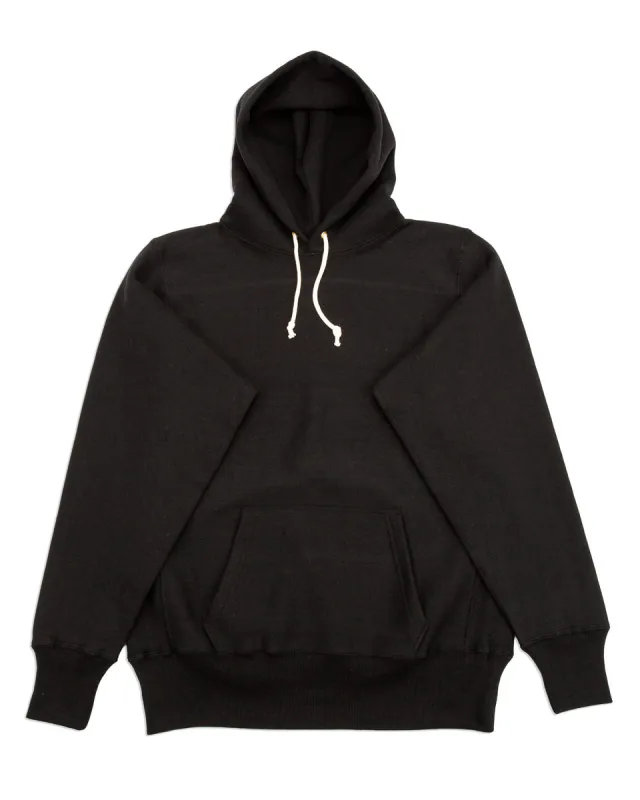 Lot 484 Reverse Weave Loopwheel Pullover Hoodie - Black sold by Standard and Strange
