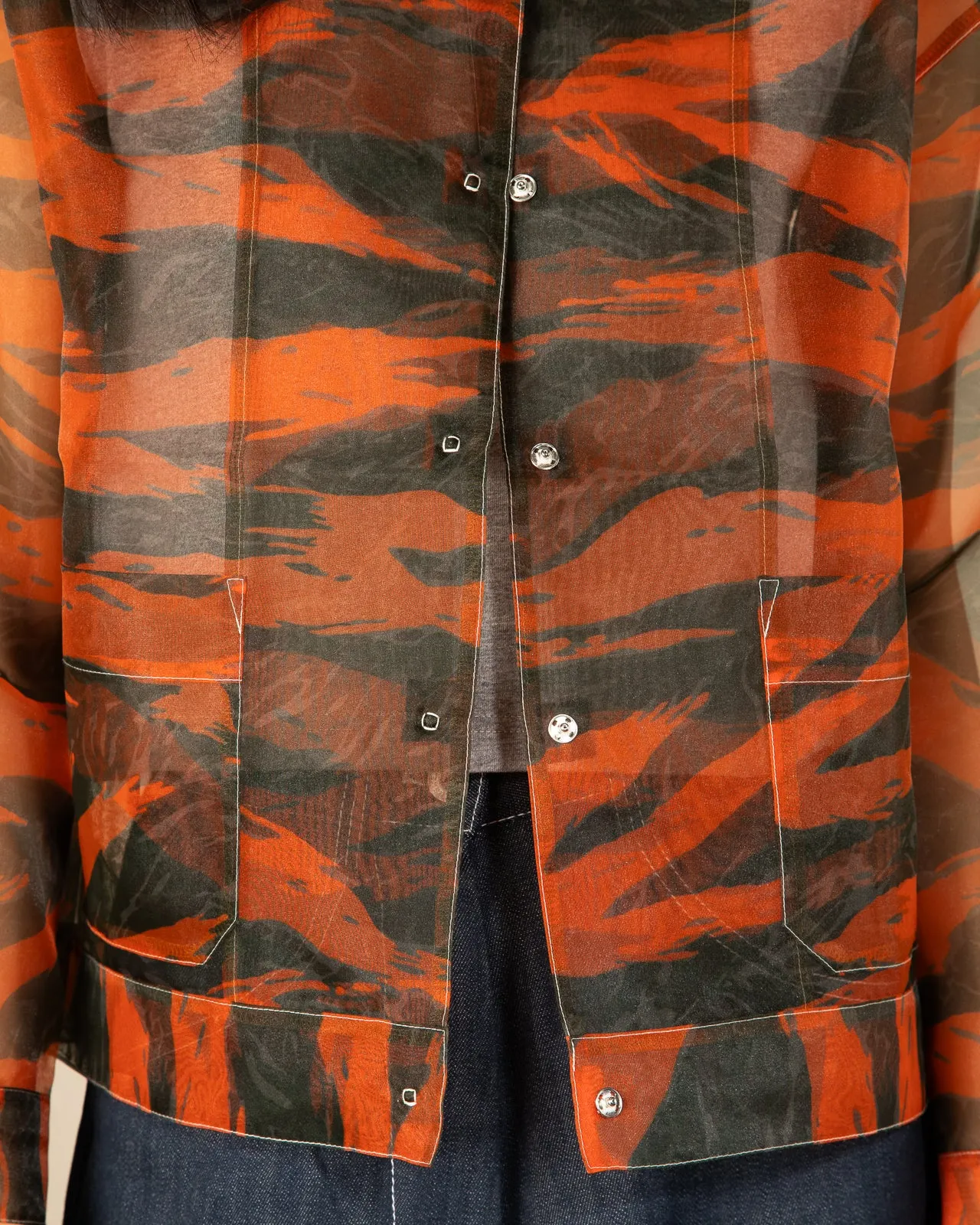Mohom Shirt - Orange Print sold by Standard and Strange product image thumbnail 5