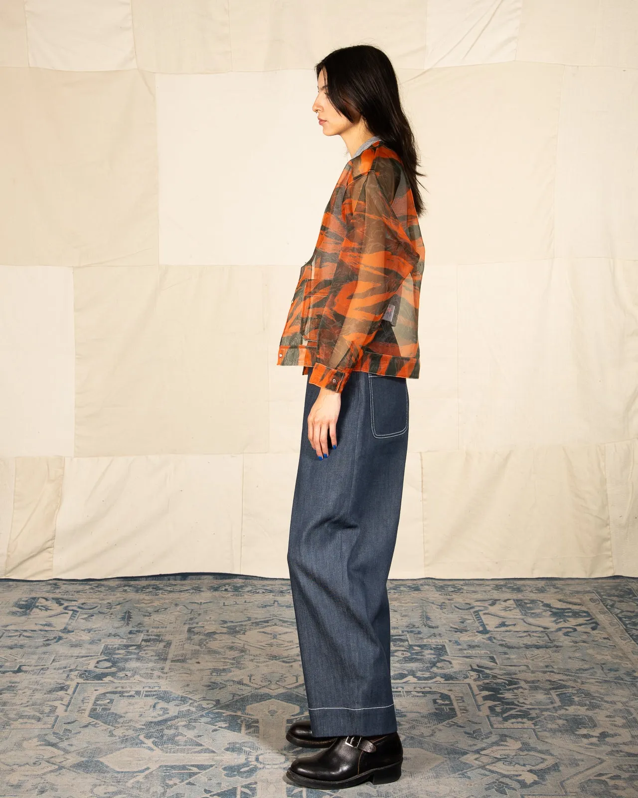 Mohom Shirt - Orange Print sold by Standard and Strange product image thumbnail 4