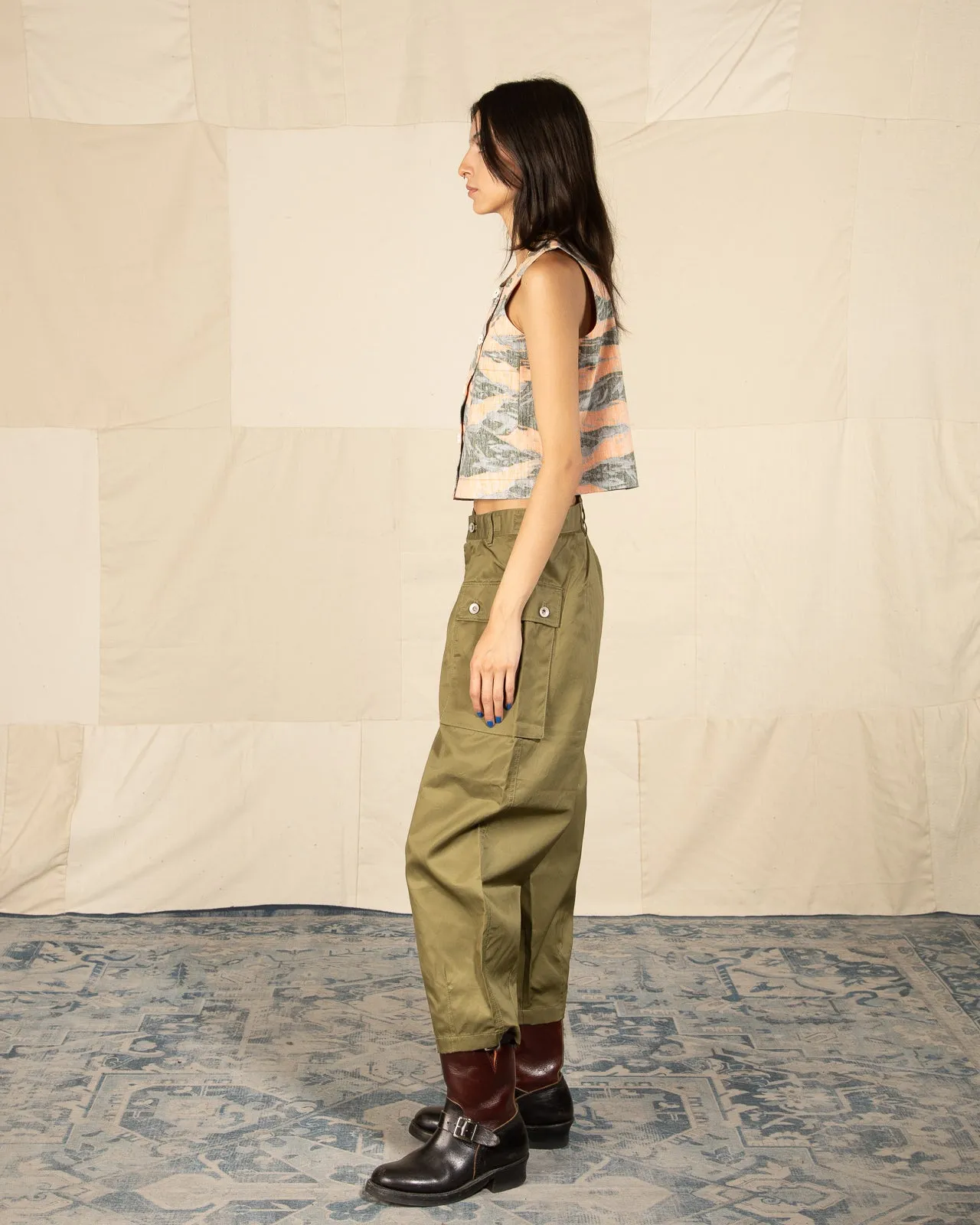 Maggie 2-Pocket Pant - Green sold by Standard and Strange product image thumbnail 4