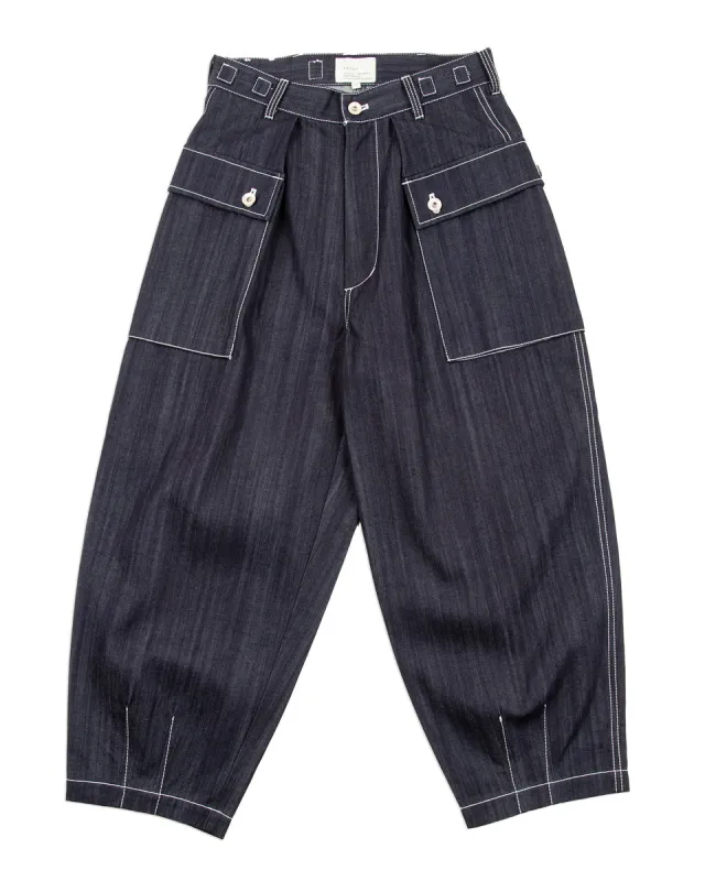 Maggie 2-Pocket Pant - Denim sold by Standard and Strange