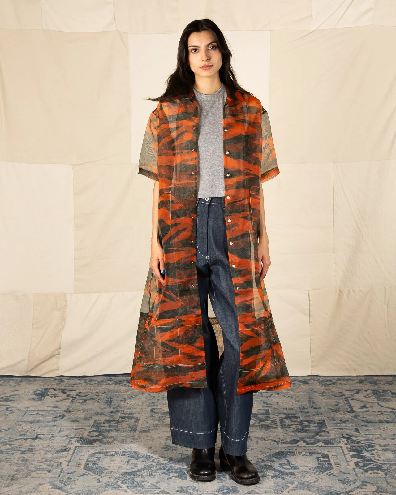 Garden Dress - Orange Print sold by Standard and Strange product image thumbnail 4