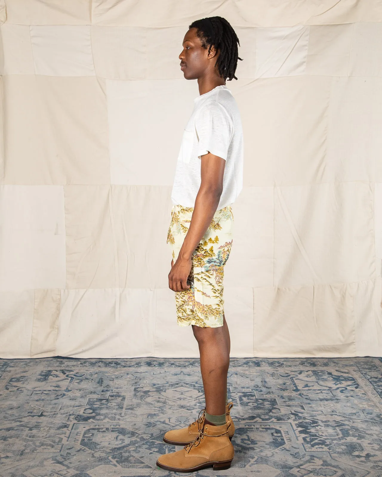 Hawaiian Shorts - Yellow sold by Standard and Strange product image thumbnail 4