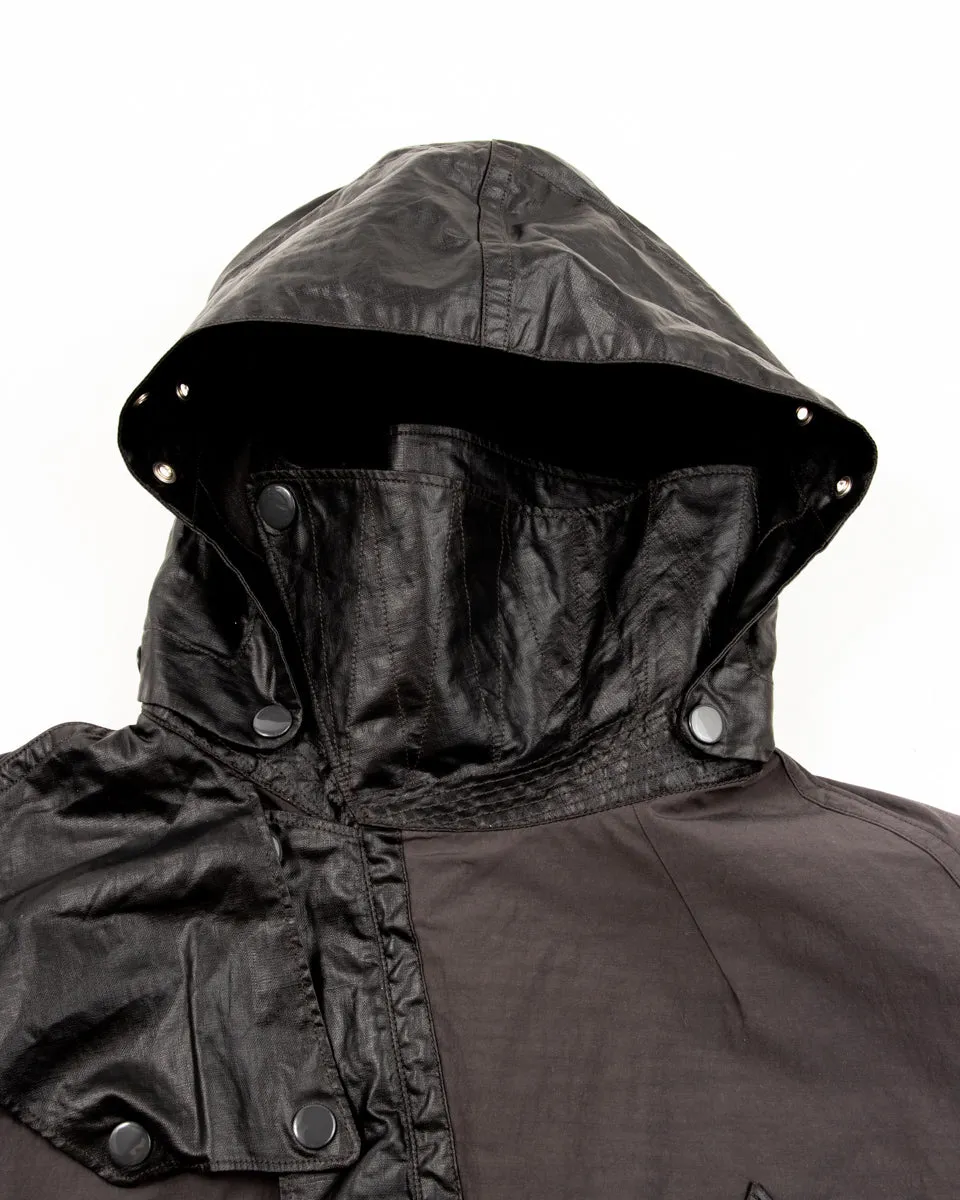Hybrid Parka - Charcoal Japanese Shrunk Nylon sold by Standard and Strange product image thumbnail 5