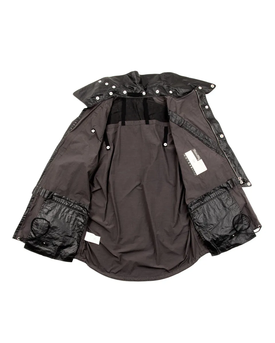 Hybrid Parka - Charcoal Japanese Shrunk Nylon sold by Standard and Strange product image thumbnail 3
