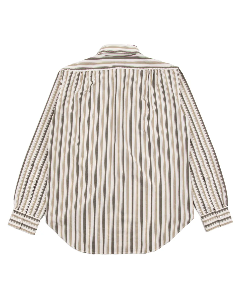 Authentic Fit BD Shirt - Charcoal Stripe Silk Cotton Fine Poplin sold by Standard and Strange product image thumbnail 2