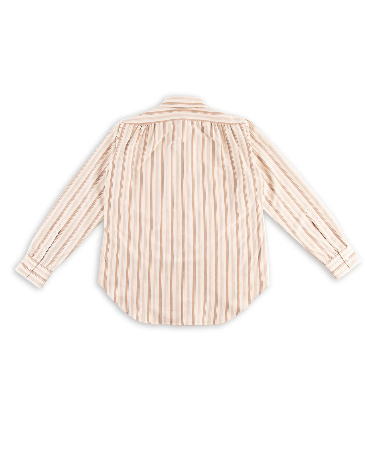 Authentic Fit BD Shirt - Pink Stripe Silk Cotton Fine Poplin sold by Standard and Strange product image thumbnail 2