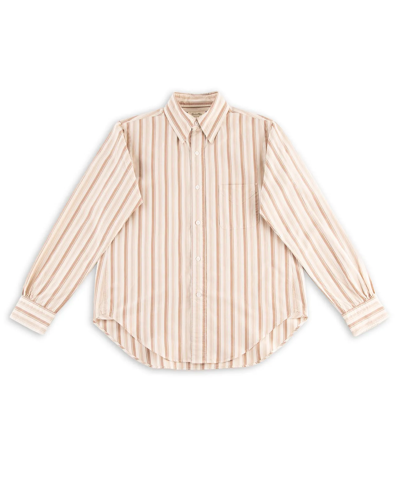 Authentic Fit BD Shirt - Pink Stripe Silk Cotton Fine Poplin sold by Standard and Strange