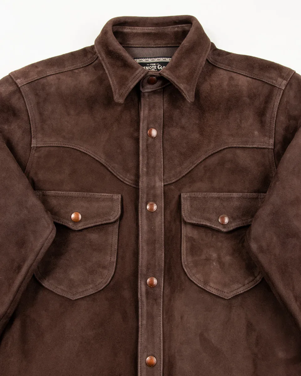 Packard Western Shirt - Chocolate Goatskin sold by Standard and Strange product image thumbnail 4
