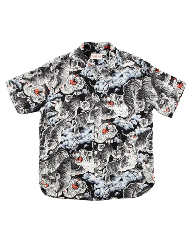 Hawaiian Shirt - Black Tiger sold by Standard and Strange