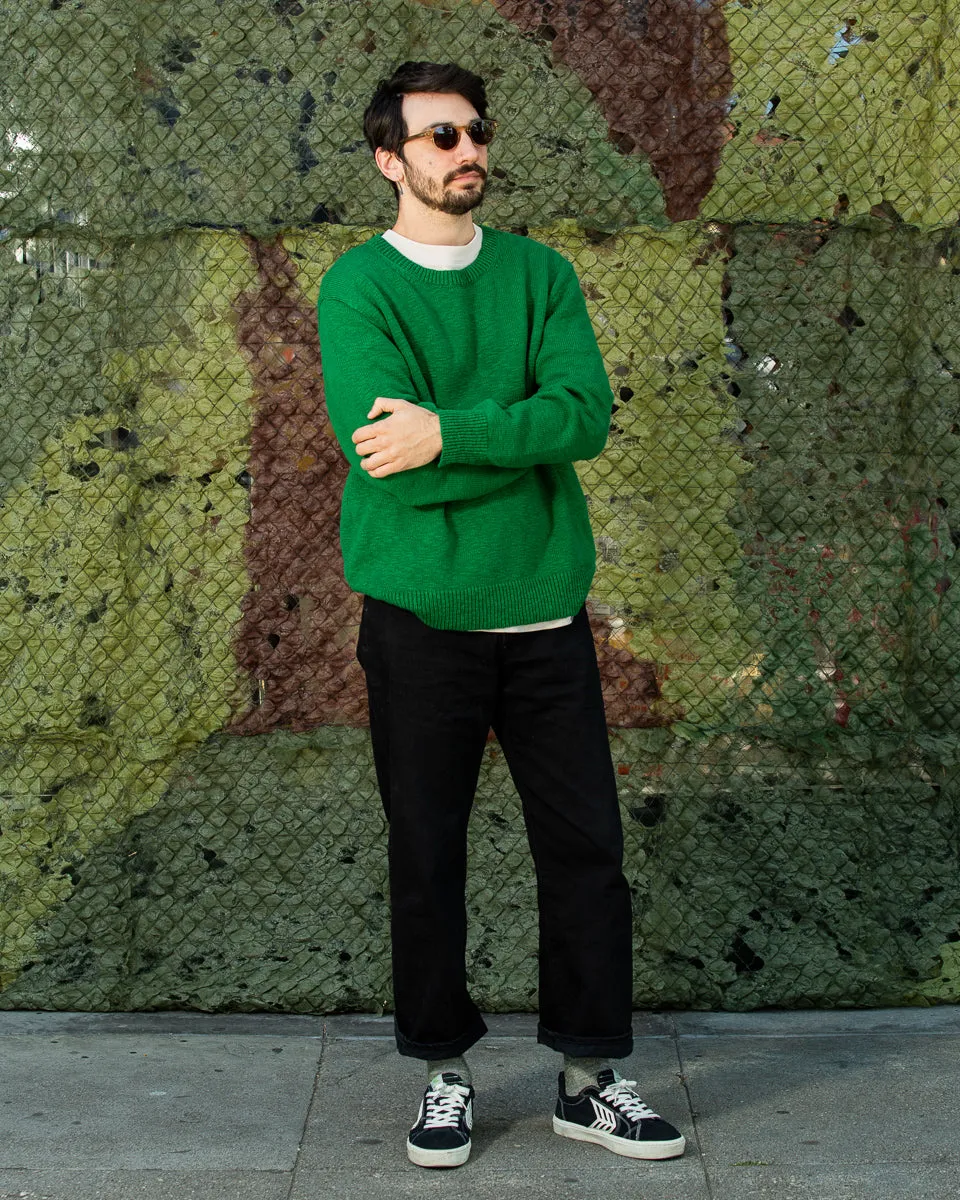 Cotton Crewneck Sweater - Green sold by Standard and Strange product image thumbnail 4