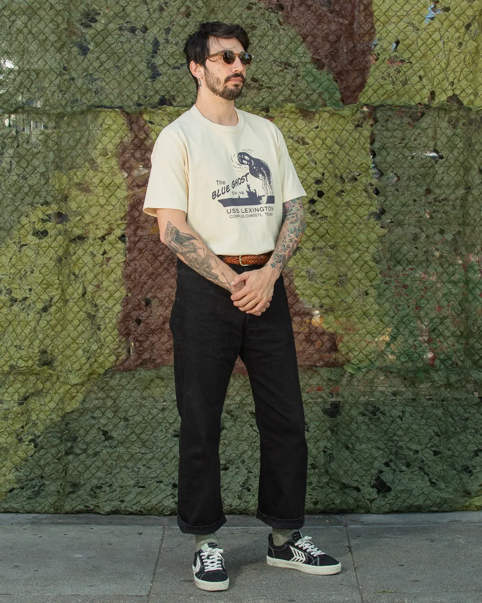 Military Tee / The Blue Ghost - Ecru sold by Standard and Strange product image thumbnail 4